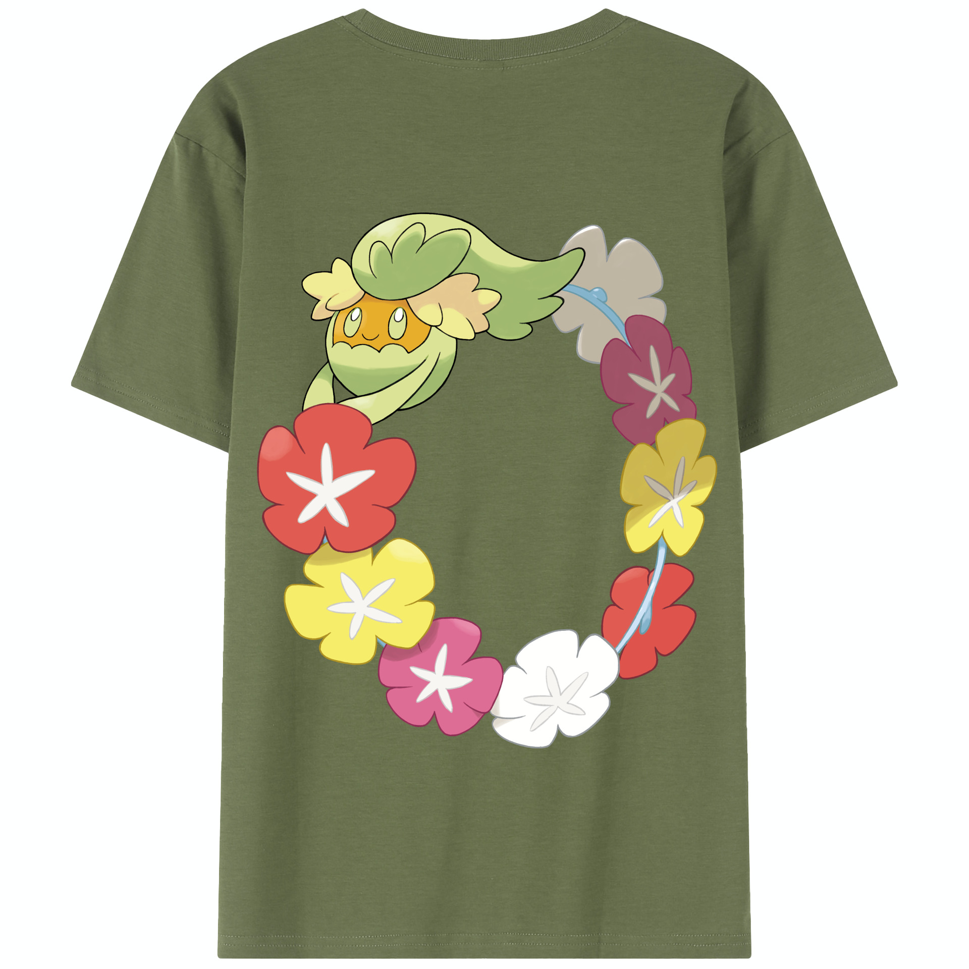 （画像用） ポケットモンスター Pokémon 綿100％半袖Tシャツ（背面プリント）